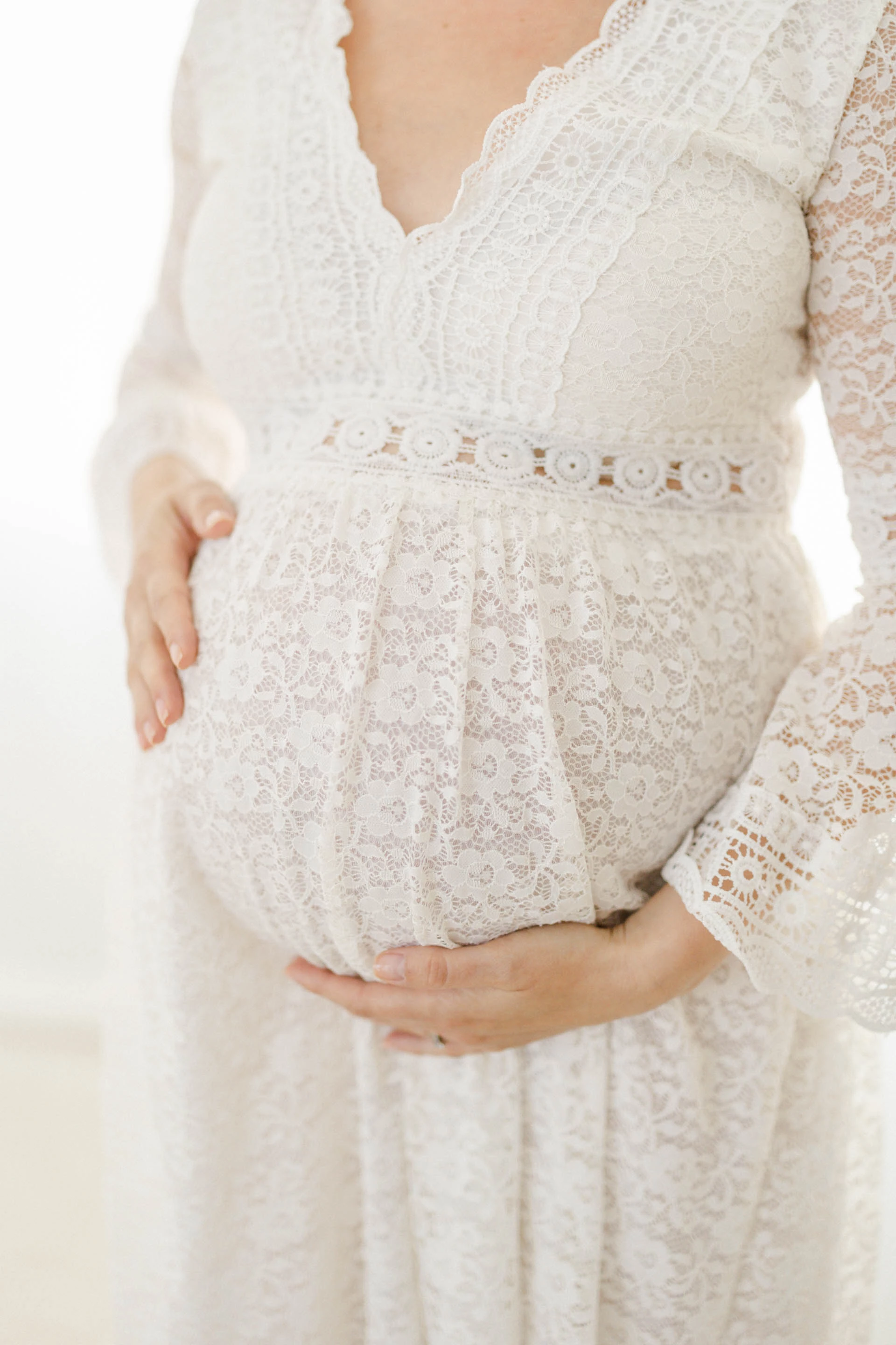 laine gris grossesse studio